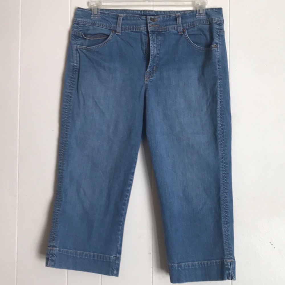 Denim capris
